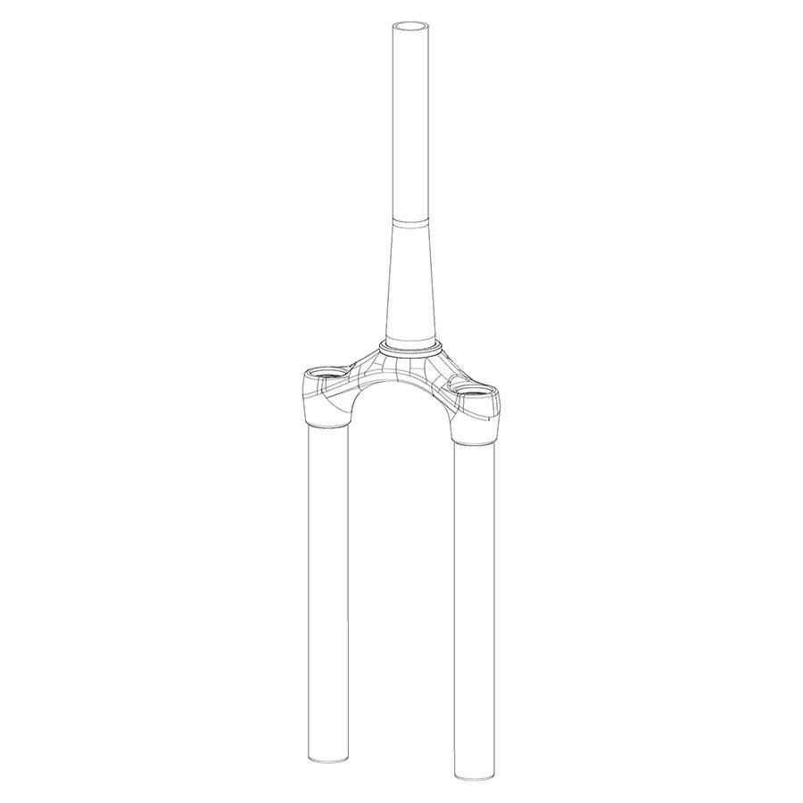 RockShox - CSU Reba 29 150 DFBLK Fork Repair Parts _ Unite - B1keparts.com