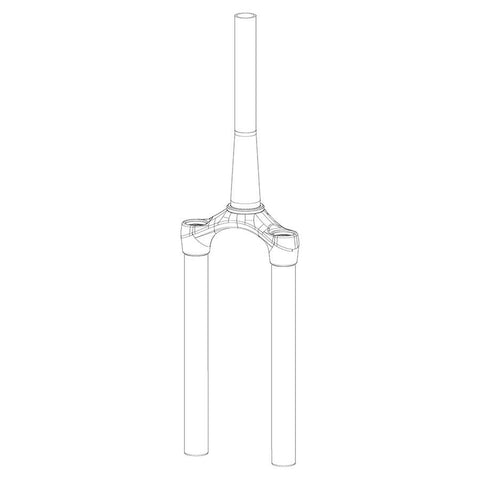 RockShox - CSU Reba 29 150 DFBLK Fork Repair Parts _ Unite - B1keparts.com