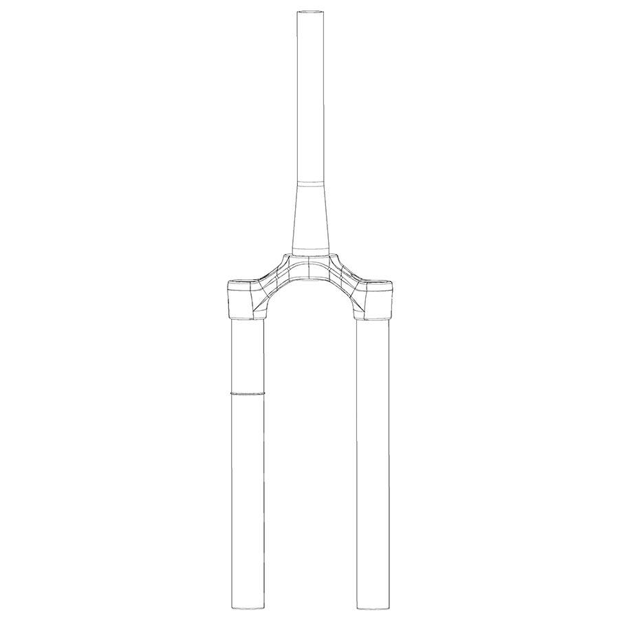 RockShox - CSU Pike DB 29 42 DFBLK Fork Repair Parts _ Unite - B1keparts.com