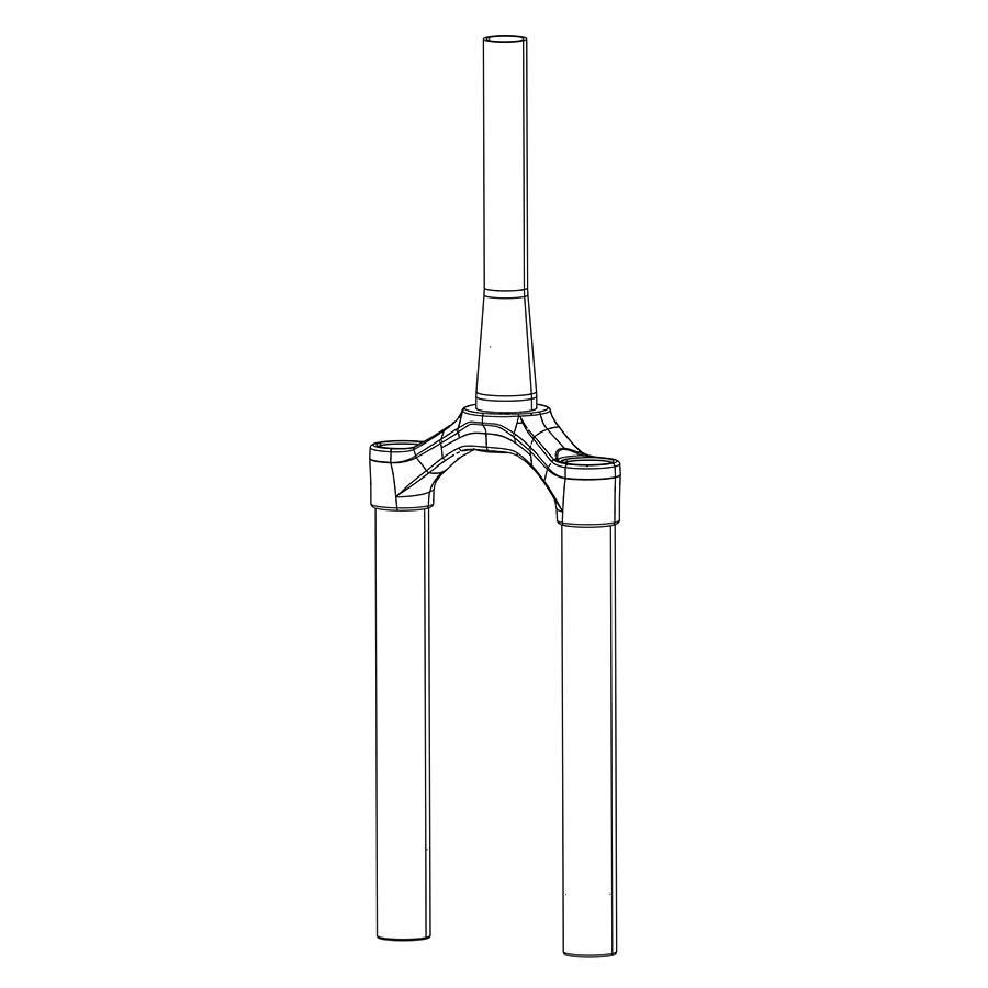 RockShox - CSU RVL 35 DB 29 51 DFBLK Fork Repair Parts _ Unite - B1keparts.com