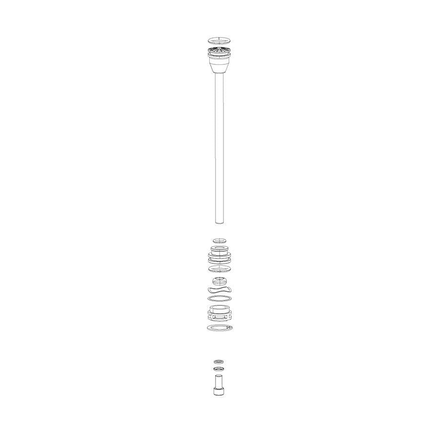 RockShox - Spring - RVL SA 140 BLK Fork Repair Parts _ Unite - B1keparts.com