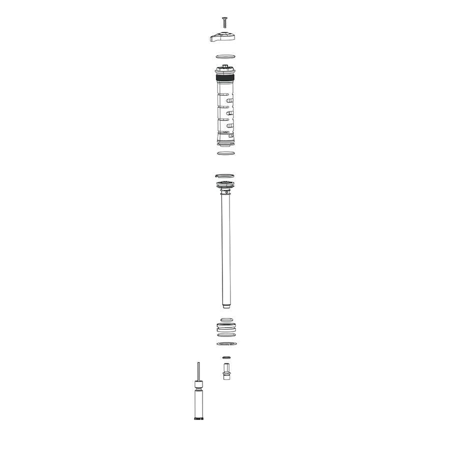 RockShox - Damper - Sektor RL Crown Fork Repair Parts _ Unite - B1keparts.com