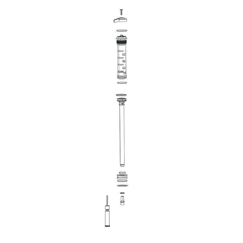RockShox - Damper - Sektor RL Crown Fork Repair Parts _ Unite - B1keparts.com