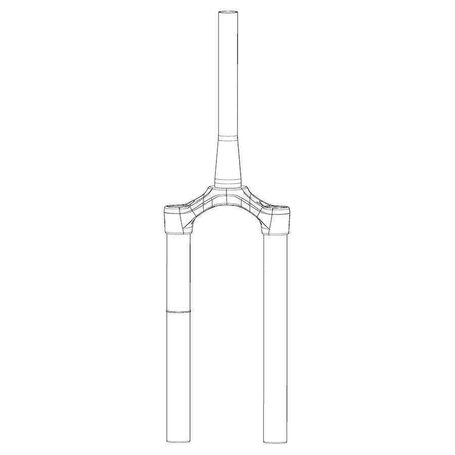 RockShox - CSU 35 27B 44 GLB Fork Repair Parts _ Unite - B1keparts.com