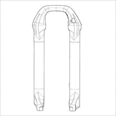 Jambe inférieure - Garde-boue 35G