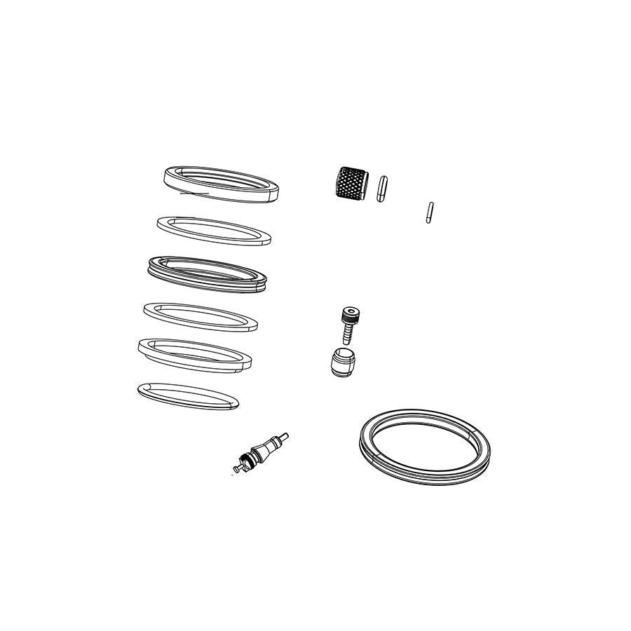 RockShox - Mon XX (12) Basic Service Kit Shock Service Kits _ Unite - B1keparts.com