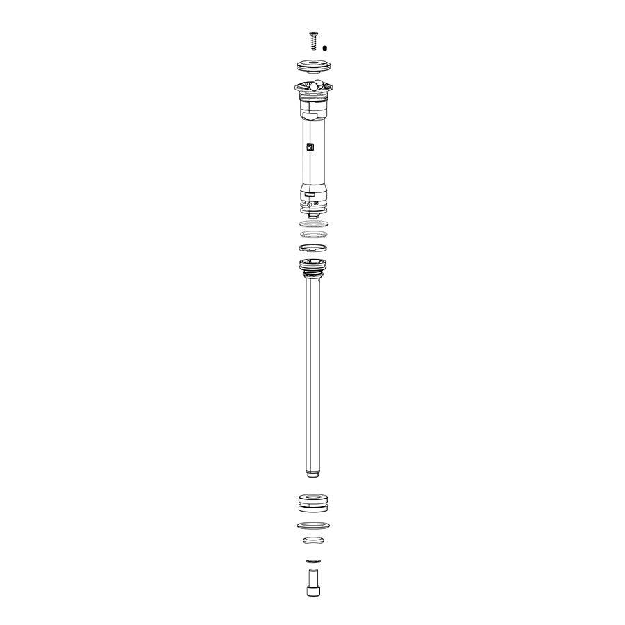 RockShox - Damper - Paragon Gold Remote Fork Repair Parts _ Unite - B1keparts.com