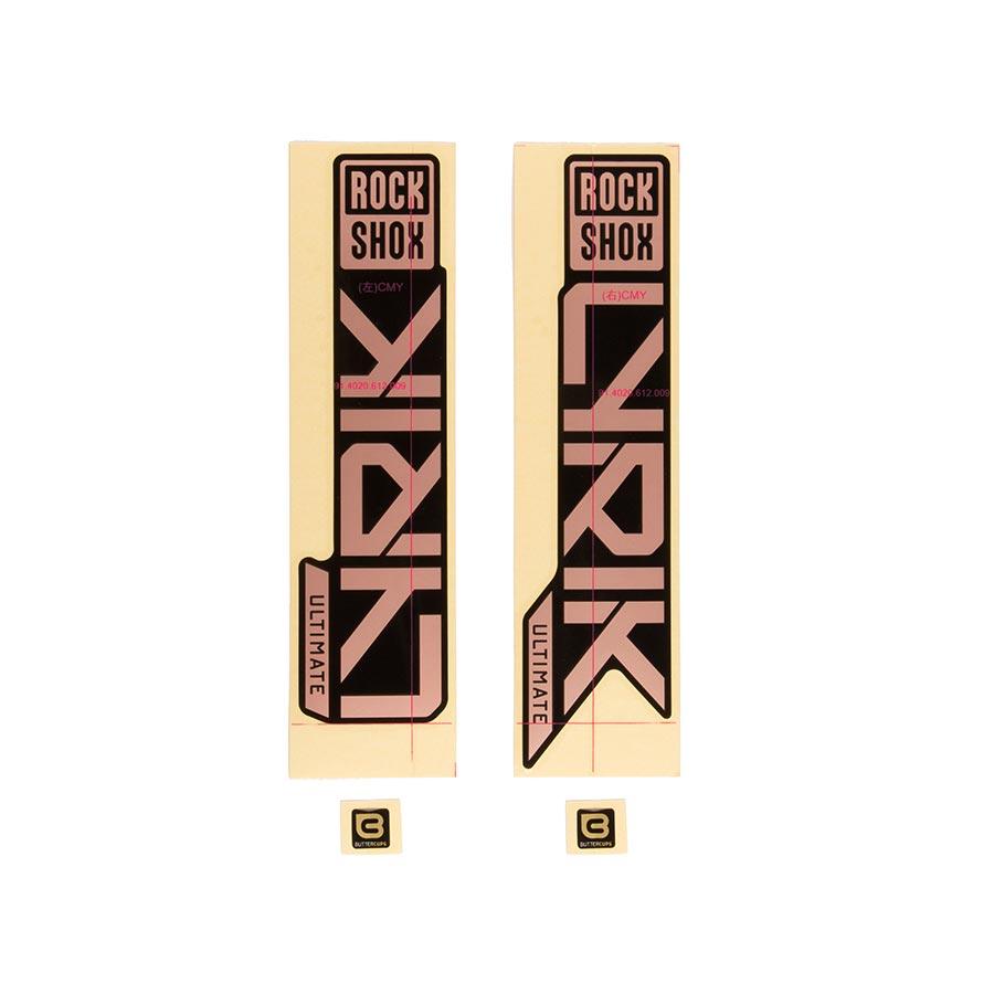 RockShox - Lyrik Ultimate Decal Kit 2023 Fork Repair Parts _ Unite - B1keparts.com