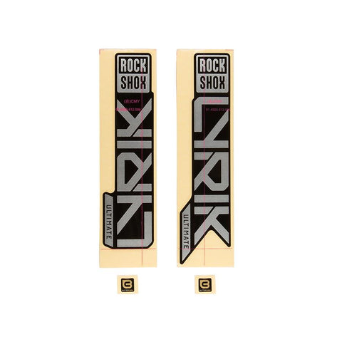 RockShox - Lyrik Ultimate Decal Kit 2023 Fork Repair Parts _ Unite - B1keparts.com