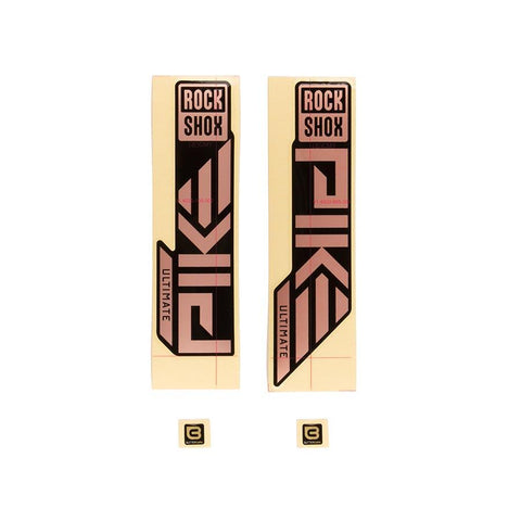 RockShox - Pike Ultimate 2023 Decal Kit Fork Repair Parts _ Unite - B1keparts.com