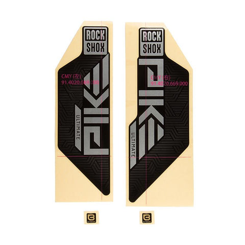 RockShox - Pike Ultimate 2023 Decal Kit Fork Repair Parts _ Unite - B1keparts.com