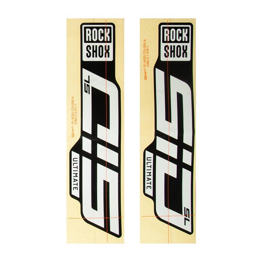 RockShox - SID SL D1 Decal Kit Fork Repair Parts _ Unite - B1keparts.com
