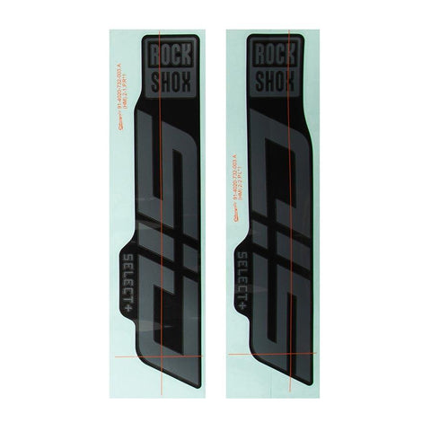 RockShox - SID 35 D1 Decal Kit Fork Repair Parts _ Unite - B1keparts.com