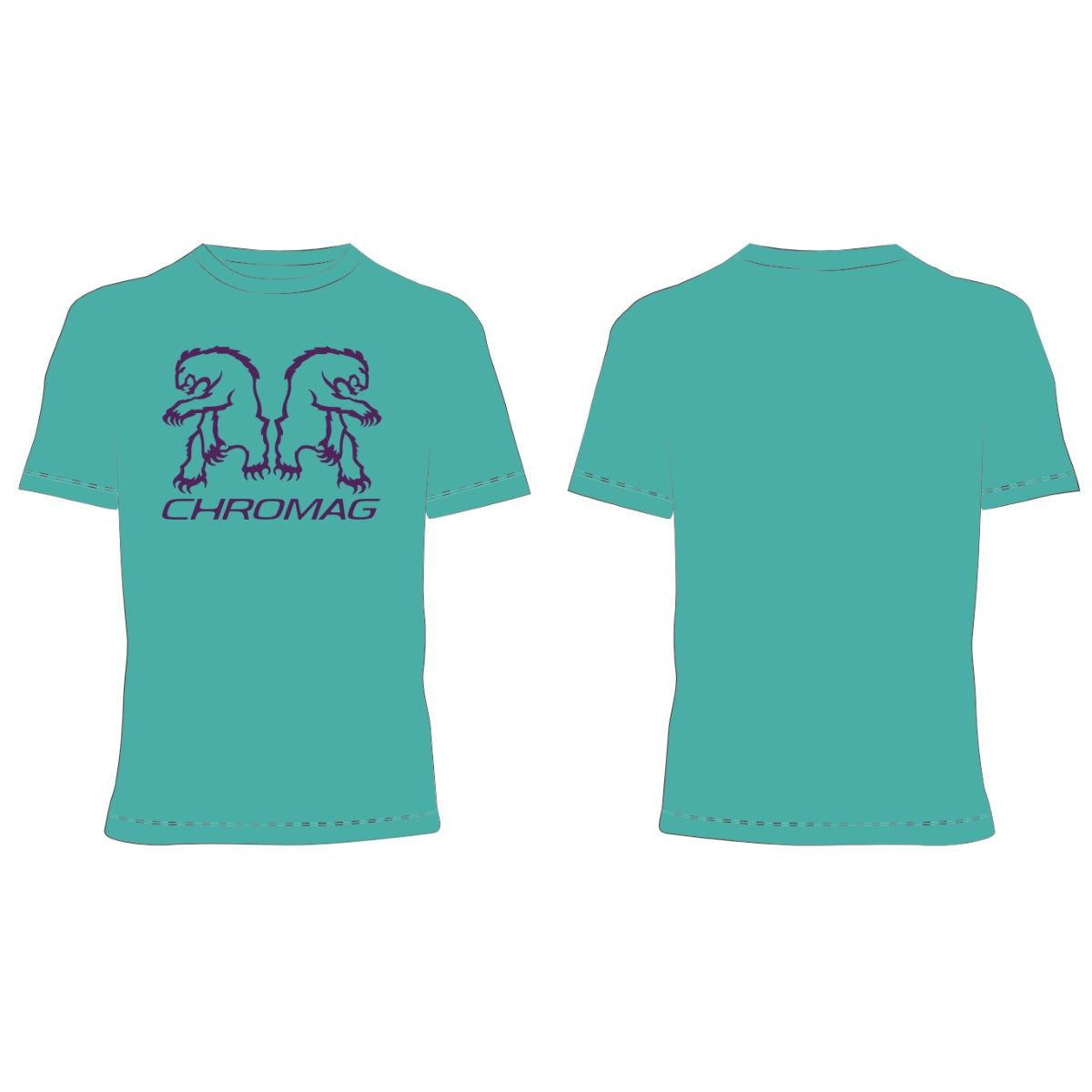 Chromag Tech Jersey Kids Seek Reflect Turquoise