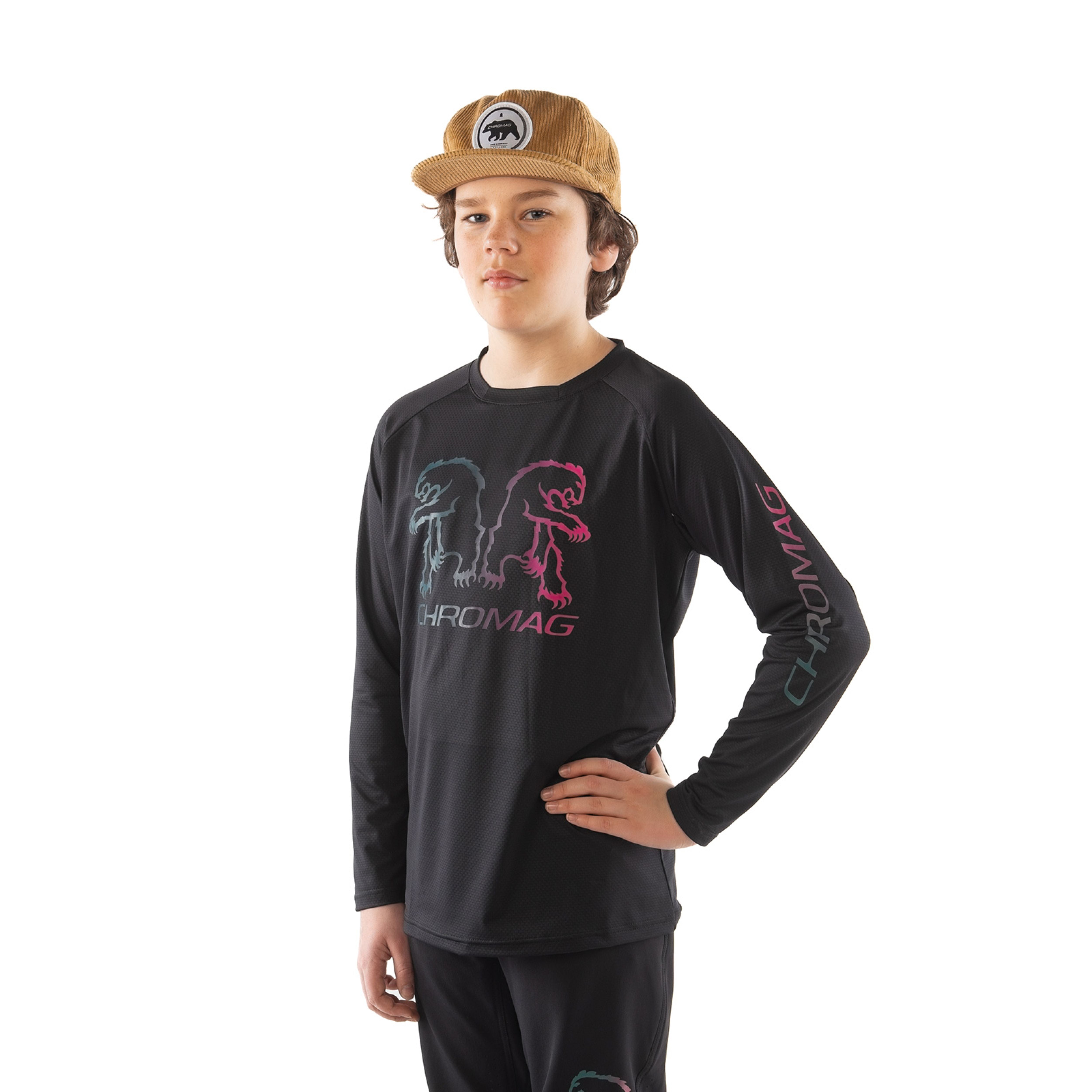 Chromag Dominion Jersey Kid's Reflect Black - Gradient
