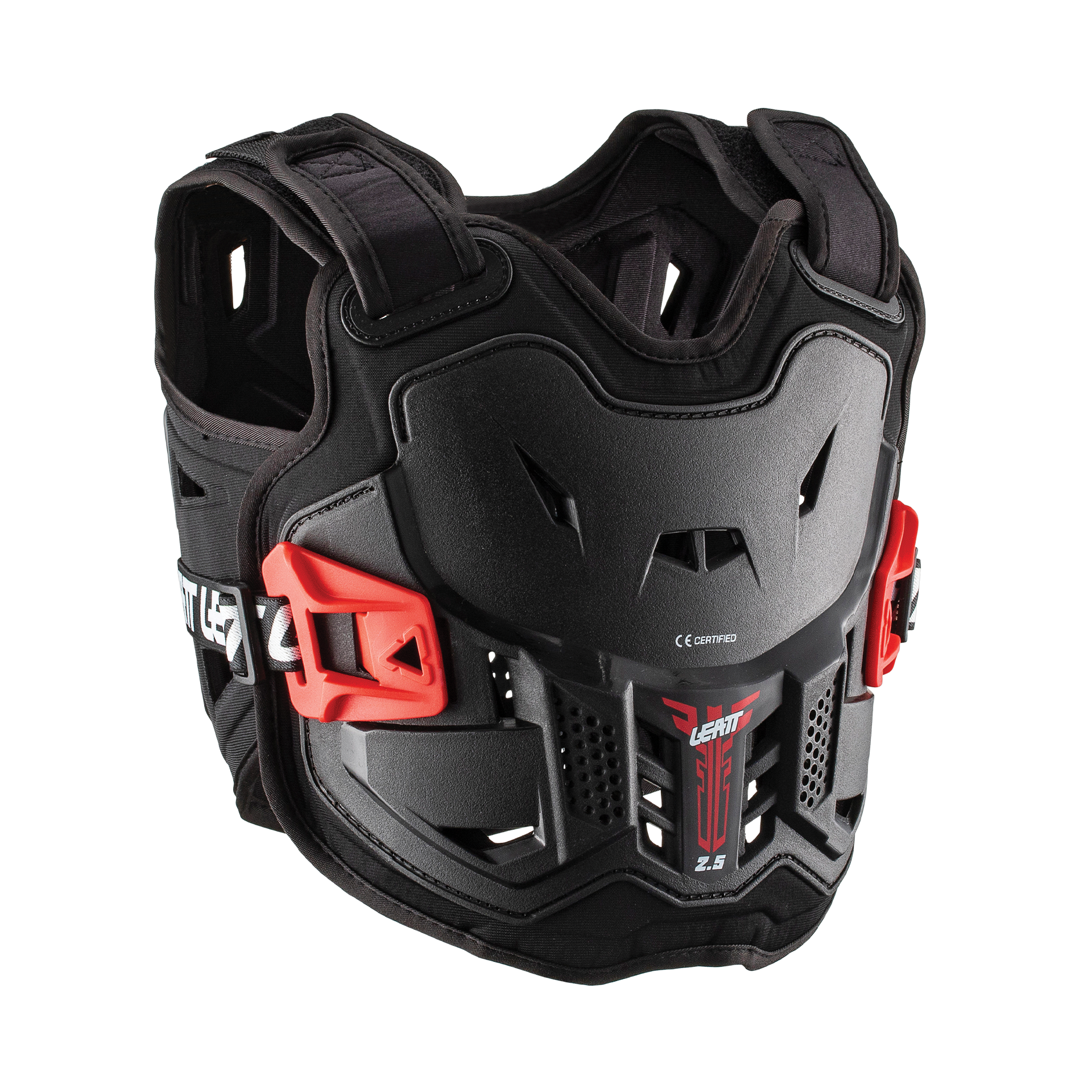Leatt Chest Protector 2.5 Mini Black/Red front