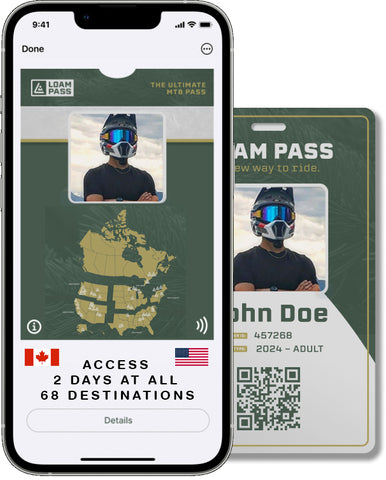2025 Loam Pass - 2 Days at EACH  68 MTB Destinations