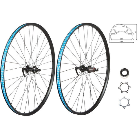 29"/700C MTB/URBAN DISC REAR WHEEL - QR CASSETTE