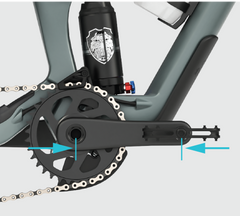 Lahyla Drew 24 shortest crank arms in the category, 127 mm