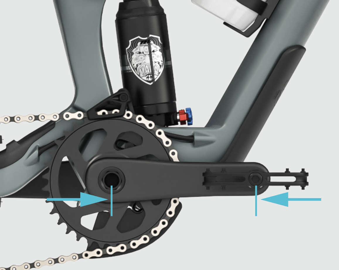 Lahyla Drew Mullet 26x24 short 140 mm crank arms